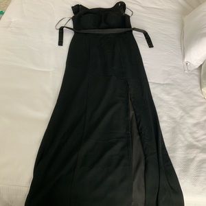 Vera wang black bridesmaid dress